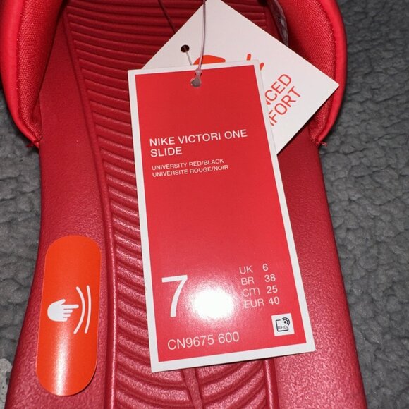 Men's Nike Victori One Slide University Red/Black (CN9675 600)size 7 - Picture 6 of 13
